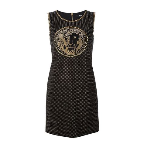 versus versace dress black|farfetch Versace dresses.